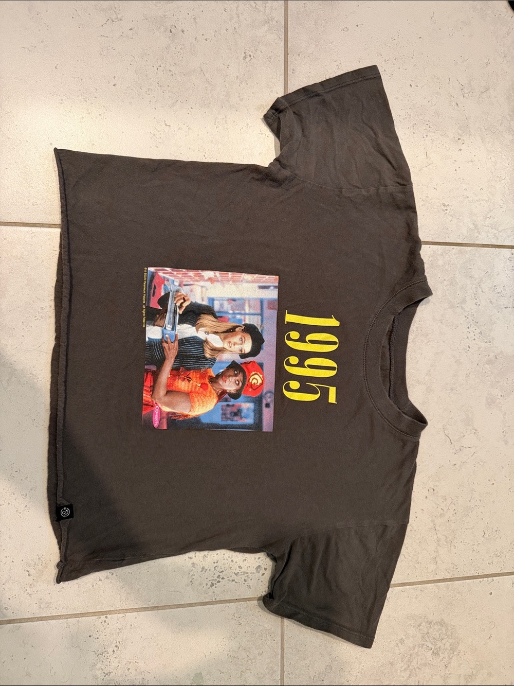 1995 Clueless Graphic Tee XL 14/16 Black Treasure & Bond